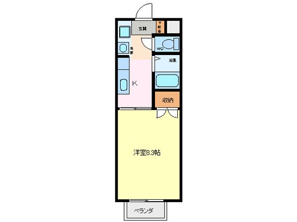 ブリアール寺本の物件間取画像